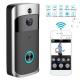 HD Wifi Enabled Wireless Doorbell Camera , Battery Operated Smart Camera Security