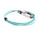 4CH VCSEL Laser 100G QSFP28 DAC For Data Center Fiber Active Optical Cable Om4