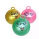 Non Toxic Space Hopper Ball , Recessive Color Inflatable Toy Ball