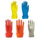 Flexible Unlined Slip Resistance 45g Rubber Cleaning Gloves