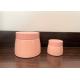 Orange Pink Color 300g Plastic Cosmetic Jars For Personal Care