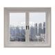 Double Glazed Impact Resistant Casement Windows Swing Open Style Stained Glass Windows