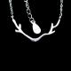 Antlers Deer Horn Animal Style Simple Design High Quality Product Necklace