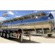 Mechanical Q235 Plate 5000L 3 Axles Liquid Tanker Trailer