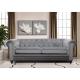 Italian Furniture Modern Queen Sofa Living Room Furniture Velvet Tufted Gray Furniture Sofa Set 3+2 Luxury couch Settee