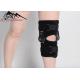 Adjustable Knee Fixation Brace / Neoprene Knee Brace Dual Purpose Black Color