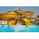 OEM Amusement Park Swimming Pool Rides Big Play Fiberglass Water Slide