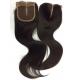 Top Quality Hot Unprocessed Natural Color Knot Bleached Brazilian Hair  Middle Part 4*4inch Lace Closure Silky Straight
