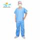 SMS Medical Scrub Suits Uniforms Single Use Short Sleeve Disposable Gown