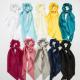 Ponytail Scarf Scrunchie Holders Imitate Silk Satin Solid Color Knotting Ribbon  28cm 20g