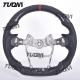 Easy Installation Toyota Carbon Fiber Wheel with Black Perforated Leather