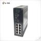 Industrial 8-Port 10/100/1000Base-T + 2-Port 1000BASE-X Ethernet Switch Dual Fiber SC 20KM