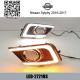 Nissan Sylphy 2016-2017 DRL LED Daytime driving turn signal Fog Lights