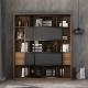 Solid Wood Bookcase With Glass Door