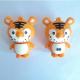 Cartoon tiger USB flash drive keychain with 1GB 2GB 4GB 8GB capacity 