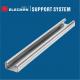 16 Gauge Galvanized Aluminium Stainless Steel Strut Channel 41 X 21