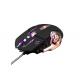 RECCAZR MS301 6D optical Computer Gaming Mouse Adjustable DPI Switch Function , Optical LED Colors,Metal bottom