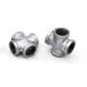 Galvanized Cross Black Malleable Cast Iron Pipe Fittings