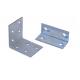 Silver Color Metal Corner Brackets For Wood Customized Size / Color / Design