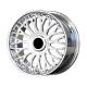 Custom Forged Chrome deep dish 2 piece wheels rims for 18 to 24 inch cars