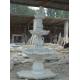 Crane Carved White Marble Stone Water Fountain Decoration