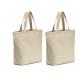 8oz Canvas Cotton Cloth Shopping Bags Foldable Custom Logo Acceptable