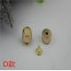 Small bag hardware gold zinc alloy 10 mm width bottom nails rivets for leather