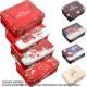 Tin Boxes Mixed Patterns Holiday Tinplate Boxes Greeting Gift Card Holder Metal Decorative Boxes Christmas Cookie Tin