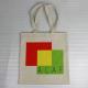 Silk Screen Red Canvas Tote , Multi Colors Promotional Canvas Tote Bags
