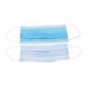 Elastic Earloop Disposable Face Mask Non Woven Safety Pollen / Bacteria Filtration