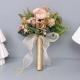 High Quality Wholesale Wedding Bouquets Artificial Flowers Roses Brides Bridesmaids Hand Held Wedding Favors Valentines Day Gift