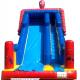 Blue And Red PVC Spiderman Kid Giant Inflatable Slide For Commercial
