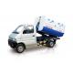 White Garbage Compactor Truck lifting capacity 1000kg , hooking time ≤30s