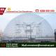 Rain Proof White Geodesic Dome Tent 200 Kg / Sqm Snow Load For 1000 People
