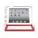 Waterproof Wired ABS Keyboard samsung galaxy tab leather Case for iPad 2 screen can rotate