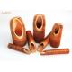 Hot Water Tanks Low Copper Finned Tube Fitting Vibration Resistance Inner Dia 19.72mm