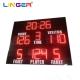 300mm Digit Height Led Basketball Scoreboard 2500mm X 3000mm