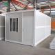 Aluminum Build Folding Container Home Space Saving Customizable Layout Energy Efficient
