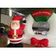 Strong Oxford Outdoor Christmas Blow Ups , Snowman Inflatable Christmas Lawn Decorations