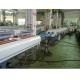 Plastic pvc Pipe Extrusion Line , Double Screw Twin Pipe Extrusion Line