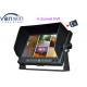 Car 7 inches 4CH TFT LCD Monitor DVR recording Quad Image With support 32G