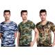Professional Short Sleeve Camouflage T Shirt Printing For Man