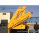 10 Ton Folding Arm Crane Mounted Truck , SQ10ZA3 Knuckle Boom Truck