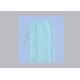 Elastic / Knitted Cuff Disposable Safety Coveralls Medical Gown With V Collar And Pockets
