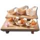 2.5-15 Inch Pine Biodegradable Disposable Tableware Cardboard Serving Boats