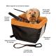  				Hot Selling Soft Comfortable Portable Dog Booster Car Seat with Clip-on Safety Leash 	        
