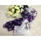 Butterfly Purple Square Voile Scarves Cotton For Spring