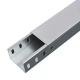 Customizable Steel Trough Cable Tray Galvanized Finish For Electrical Wiring Management
