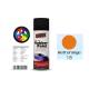 Matt Orange Color Rubber Based Spray Paint 60 Min Hard Dry With REACH Certificat