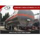 55CBM Three Axles Fuel Tanker Semi Trailer Aluminum alloy / Carbon Steel Body